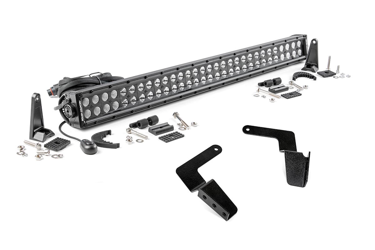 Toyota FJ Cruiser LED Light Kit - Bumper Mount - Rough Country - 30